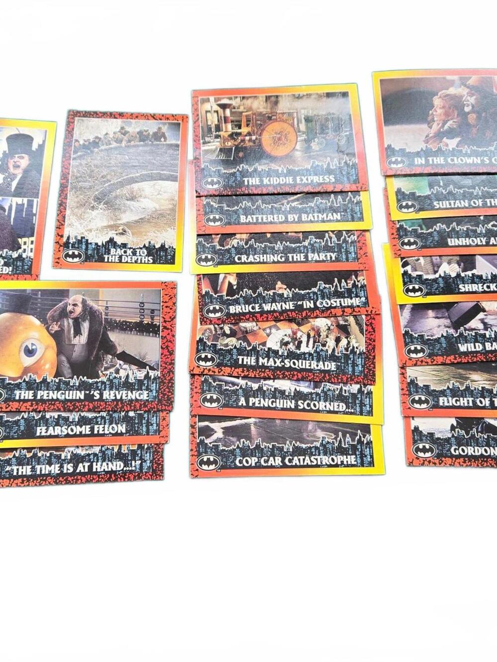 Trading Card / 1992 Topps Batman Returns Lot / 19 Cards / incl. Catwoman